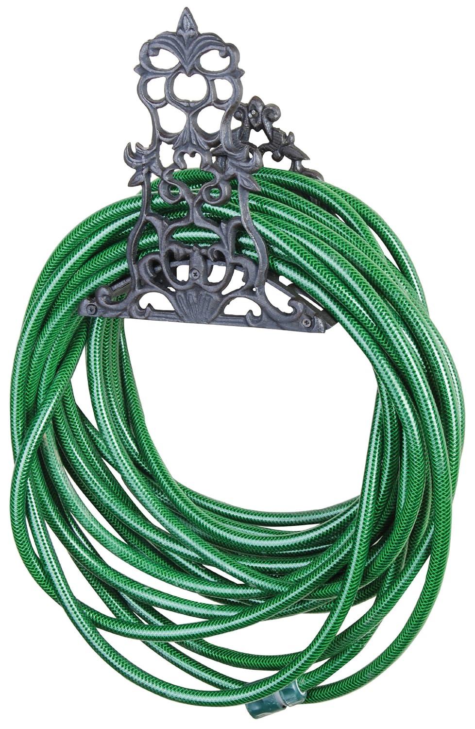 EsschertDesign Water In The Garden Iron Wall Hose Holder