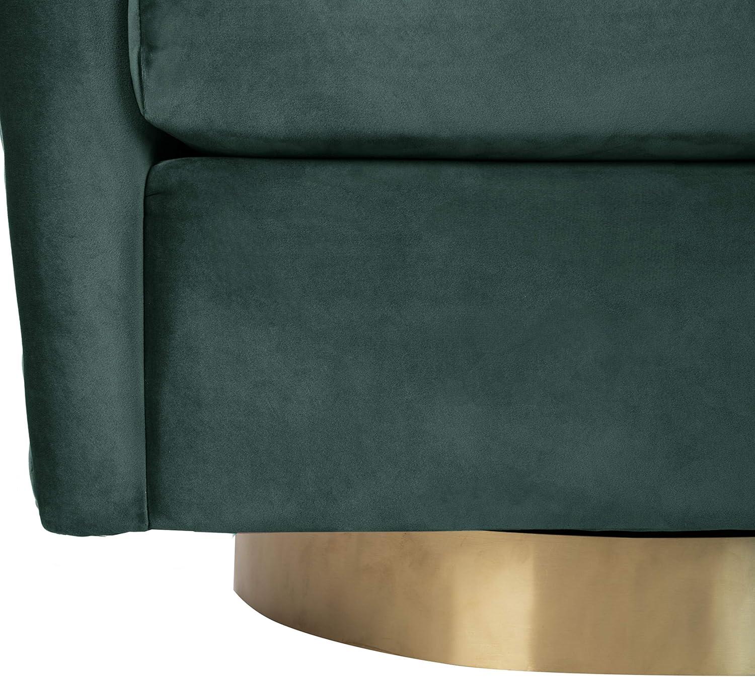 Skye Upholstered Swivel Barrel Chair