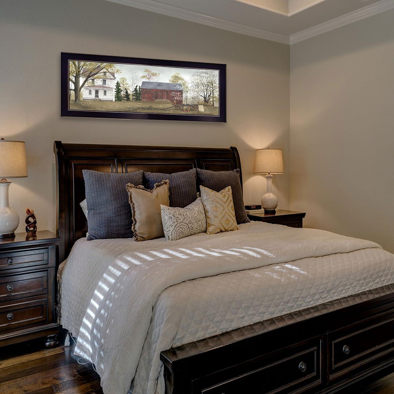 Trendy Decor 4U TrendyDecor4U Farmhouse "Spring Flowers" Framed Print Wall Art by Billy Jacobs