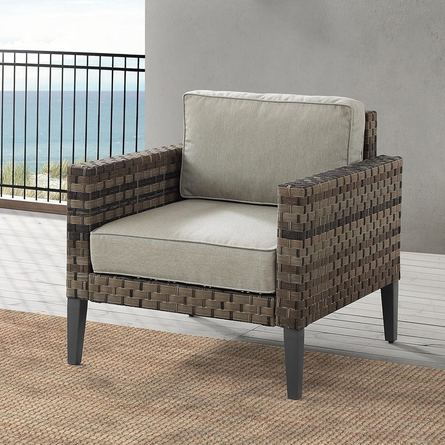 Prescott Outdoor Wicker Armchair - Crosley