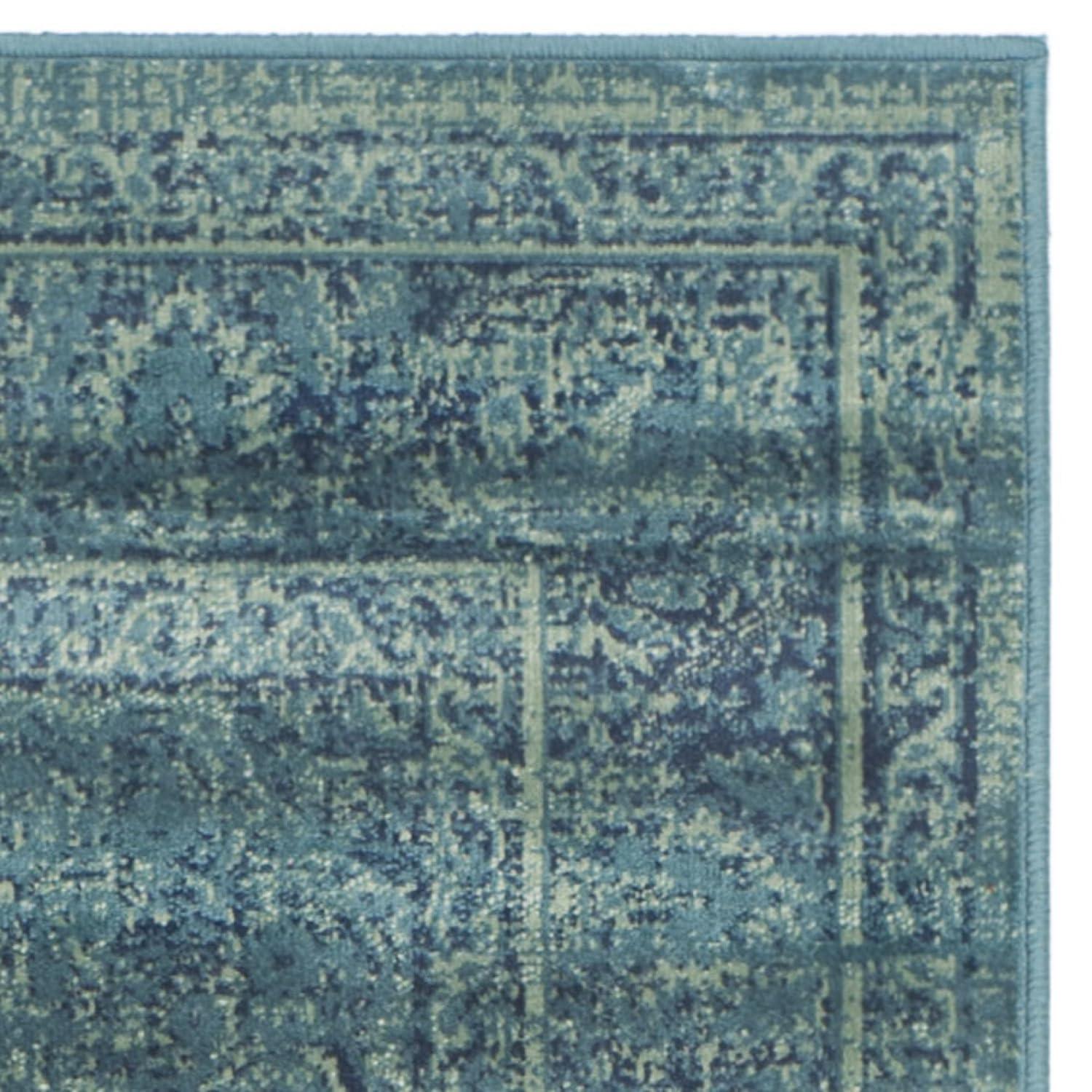 SAFAVIEH Vintage Kynaston Traditional Area Rug, Turquoise/Multi, 2' x 3'