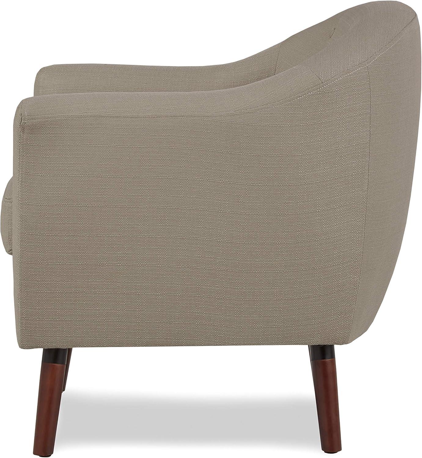 Lexicon Lucille Upholstered Accent Chair in Beige