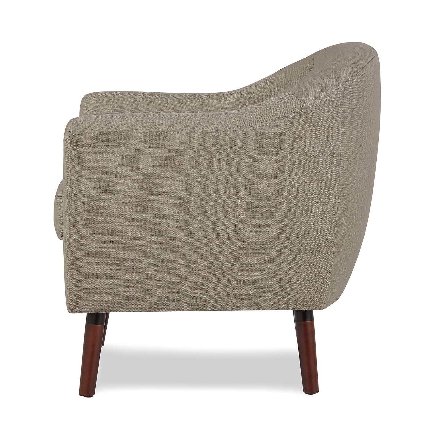 Lexicon Lucille Upholstered Accent Chair in Beige
