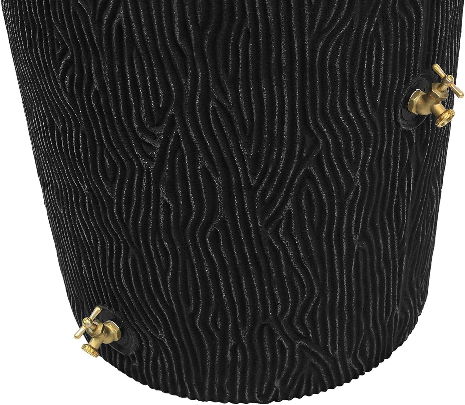 Good Ideas Good Ideas 50 Gallons Plastic Drainable Dual Overflow Planter Rain Barrel