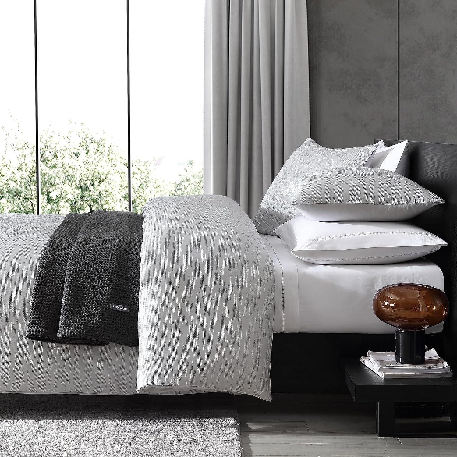 Vera Wang Illusion Grey Comforter Set