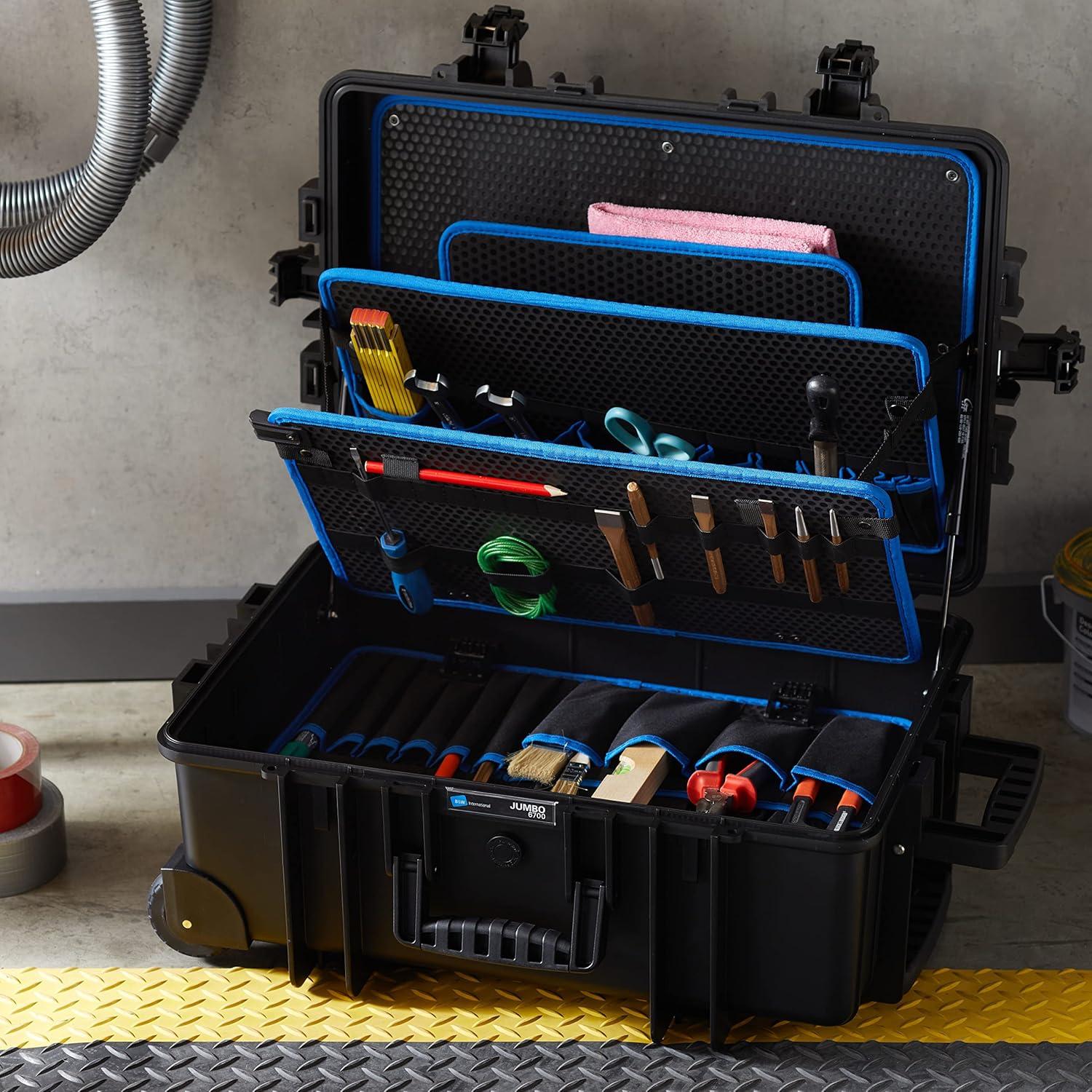 B&W International BW International - Spacious and Convertible Tool Case for Service Technician - Jumbo 6700