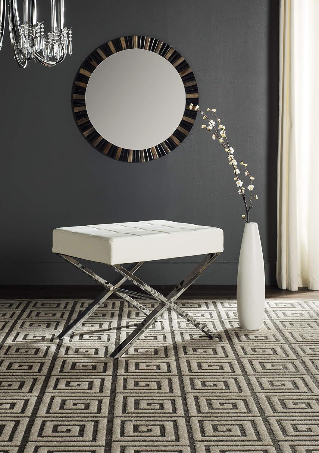 Ivy Bronx Halewood 24.5" Tufted Rectangle Standard Ottoman & Reviews | Wayfair