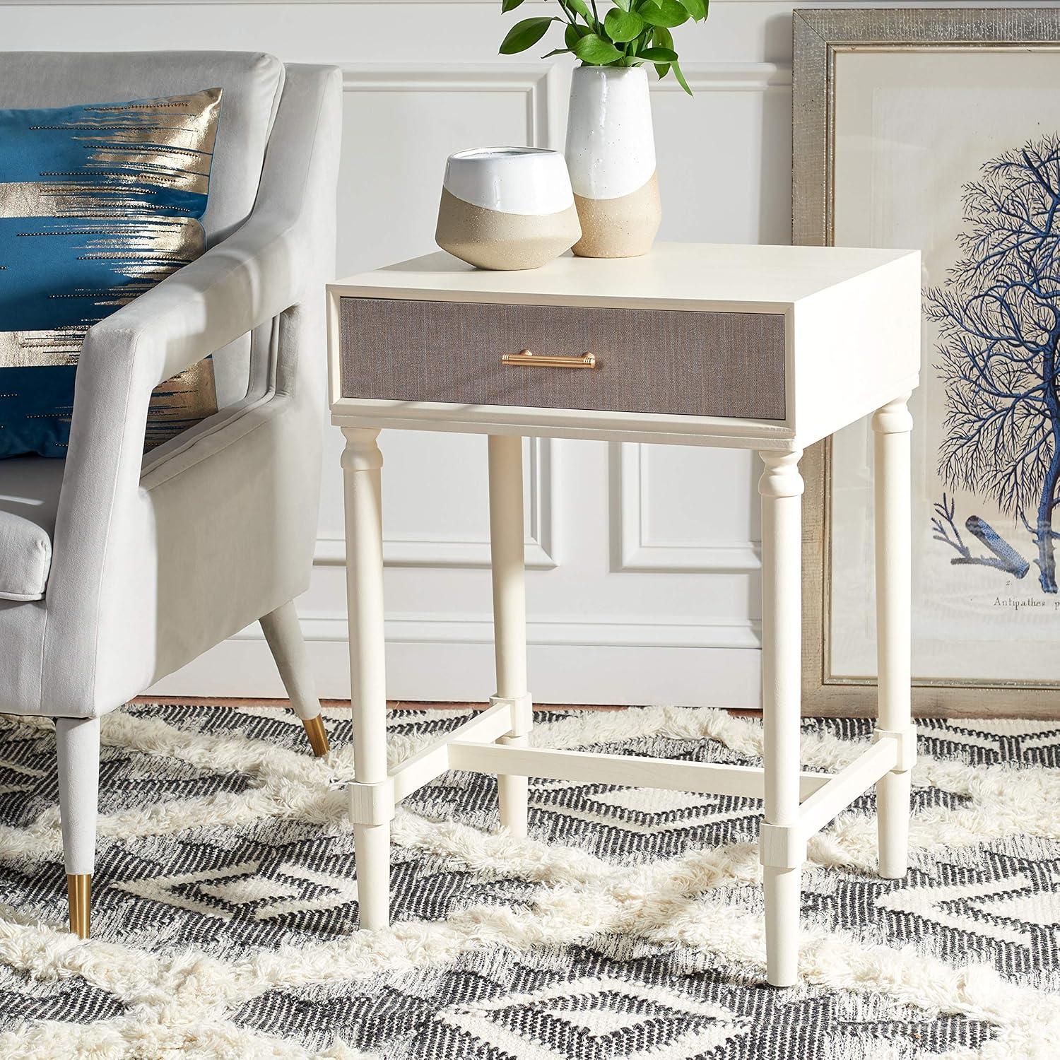 Estella 1 Drawerwith Accent Table  - Safavieh