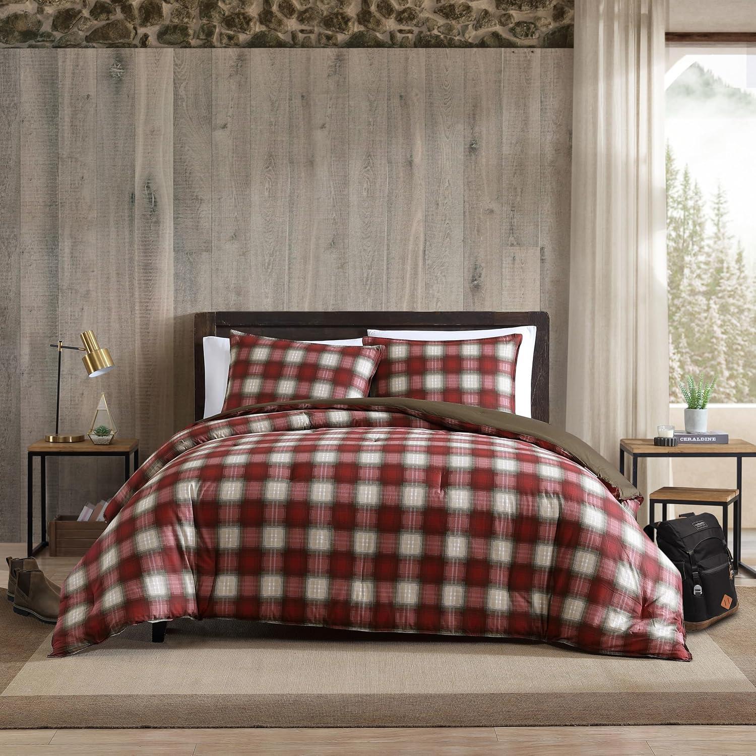 Eddie Bauer Eddie Bauer Navigation Plaid Cotton Reversible Comforter Set