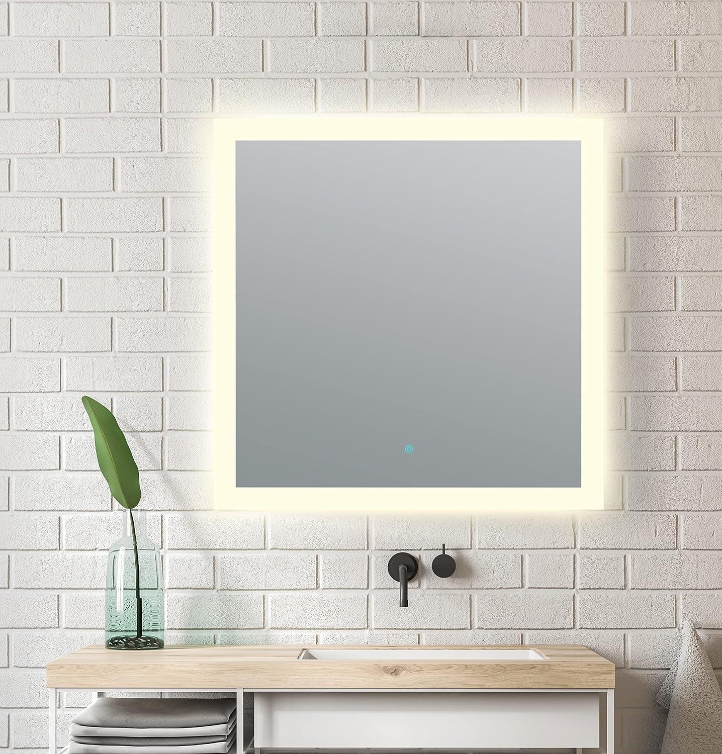 ANZZI Neptune Flat LED Wall Mirror