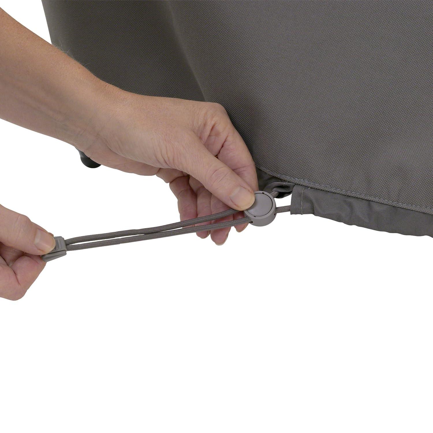 Classic Accessories Ravenna® Patio Rocking Chair Cover - Premium Outdoor Furniture Cover with Water Resistant Fabric, Medium (55-161-015101-EC)