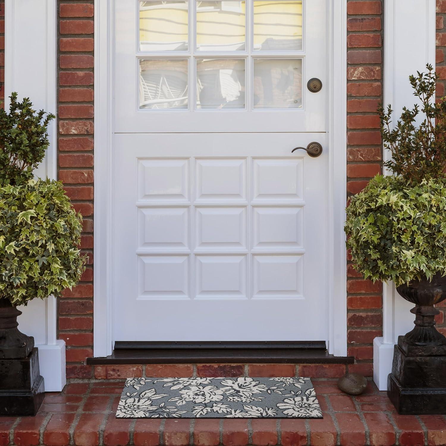 Laura Ashley Iris Coir Doormats / Non-Slip Outdoor Rugs & Reviews | Wayfair