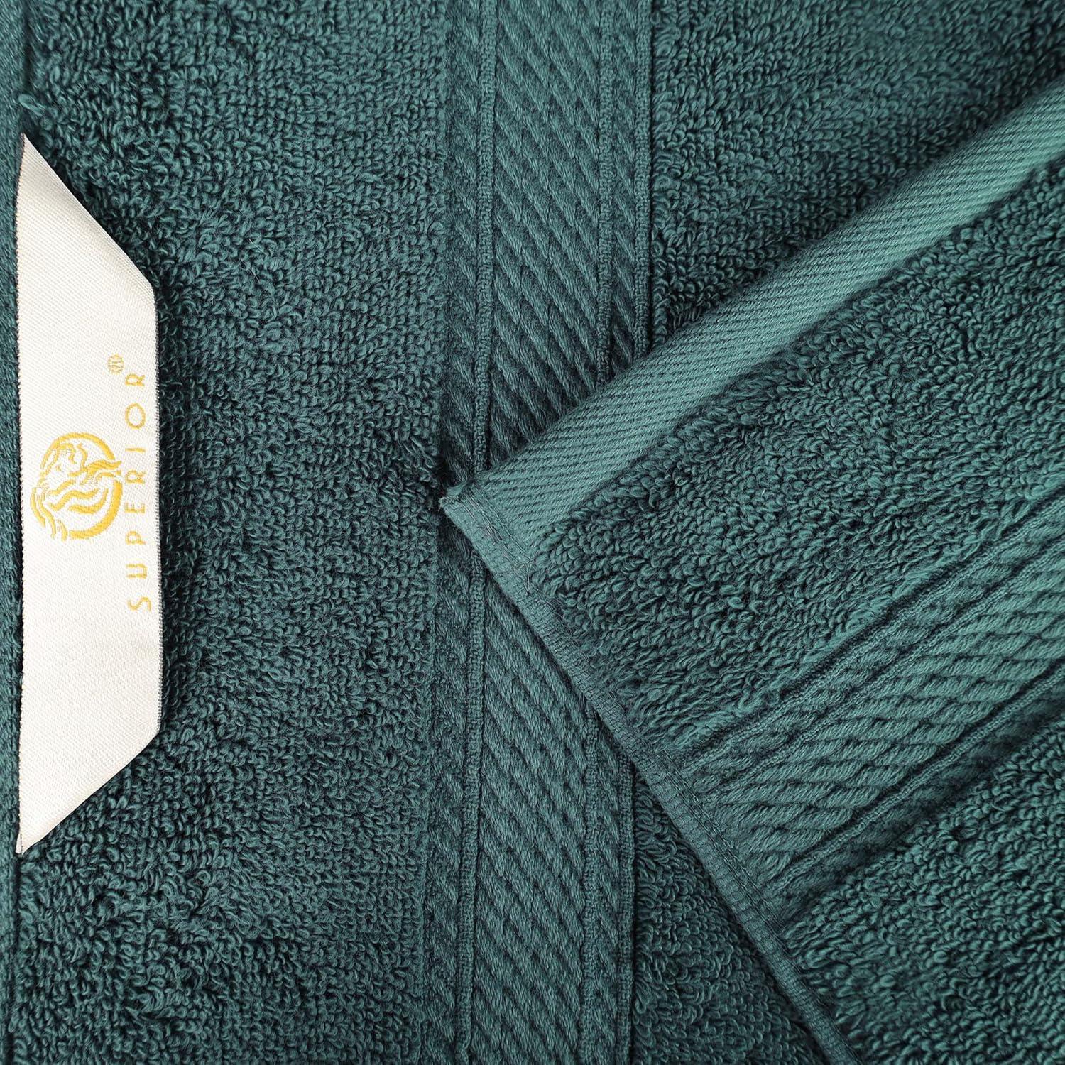 Teal Egyptian Cotton Ultra Plush 9-Piece Towel Set