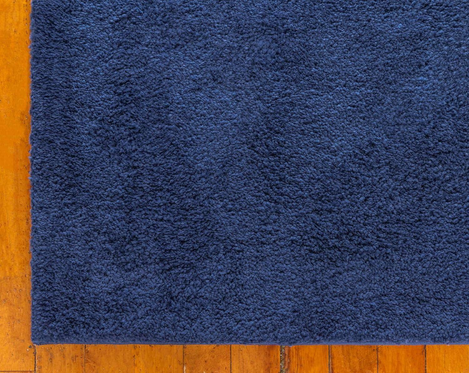 Unique Loom 10' 0 x 13' 0 Solo Calabasas Navy Blue Area Rug