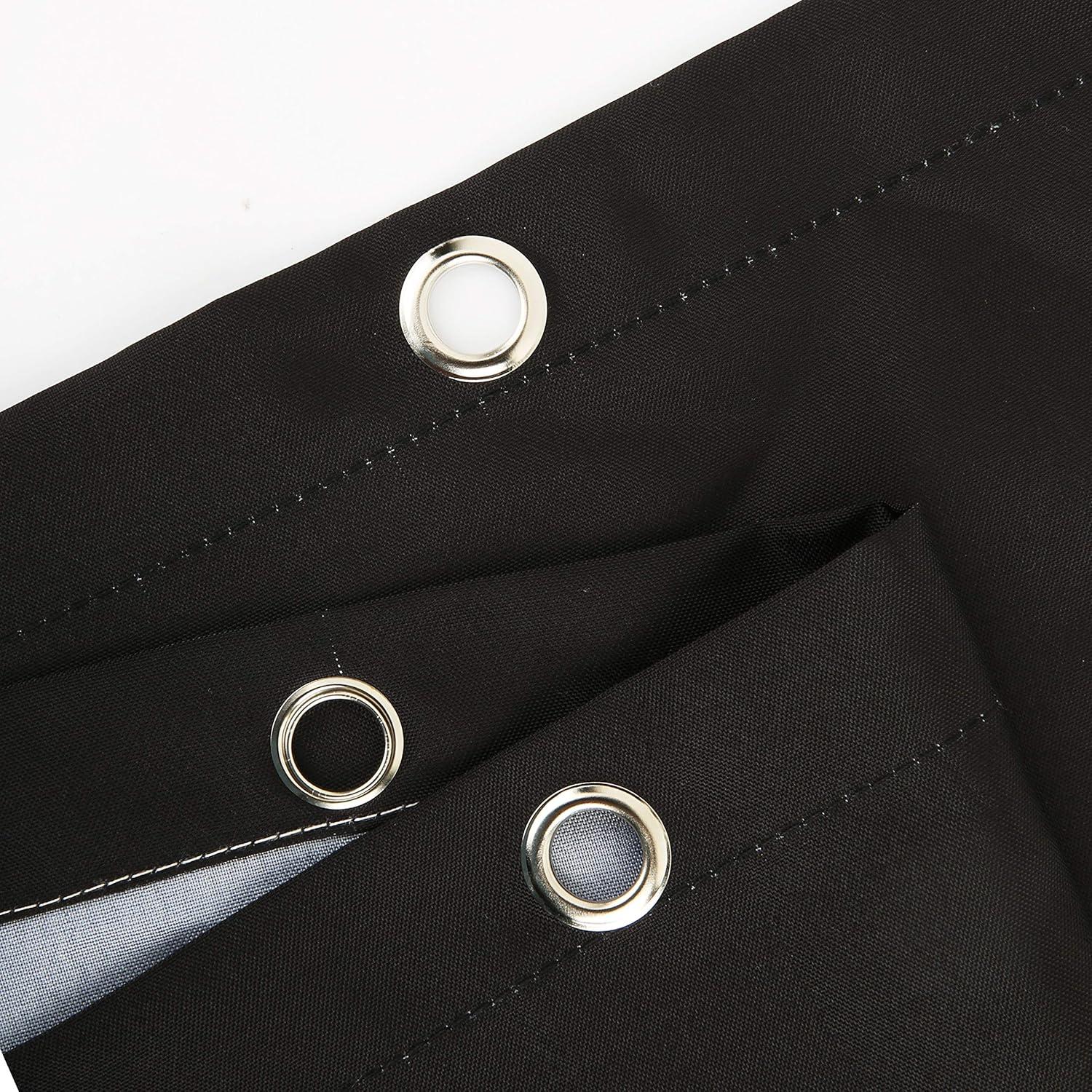 LIVILAN Striped Shower Curtain with Pink Roses, Pink Shower Curtain，Butterfly Shower Curtains Set with Hooks, Girly Shower Curtain for Bathroom 72x72 Inches