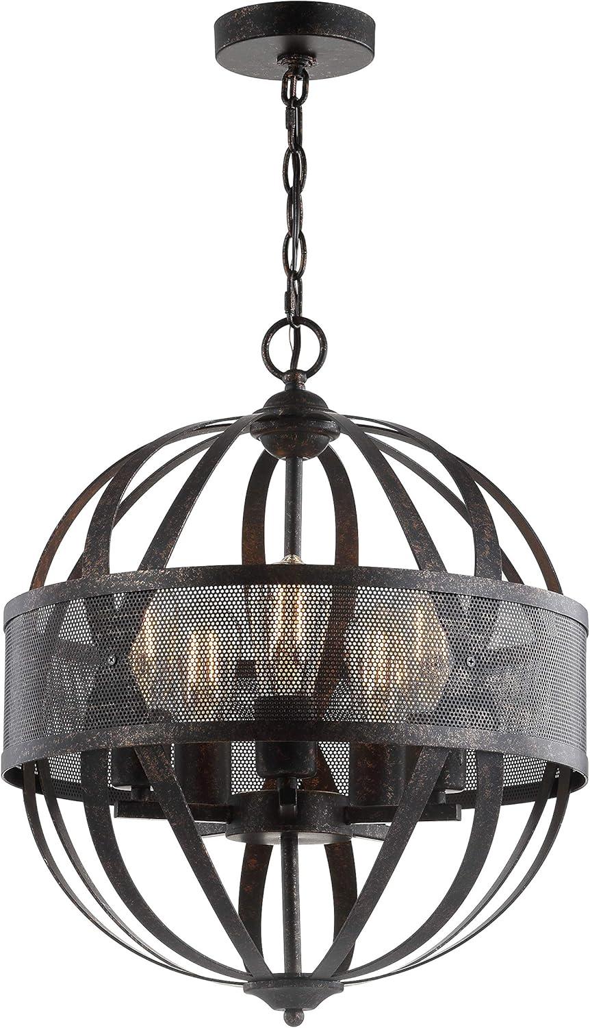 Colby 5 Light 16.75 Inch Pendant - Dark Grey - Safavieh.