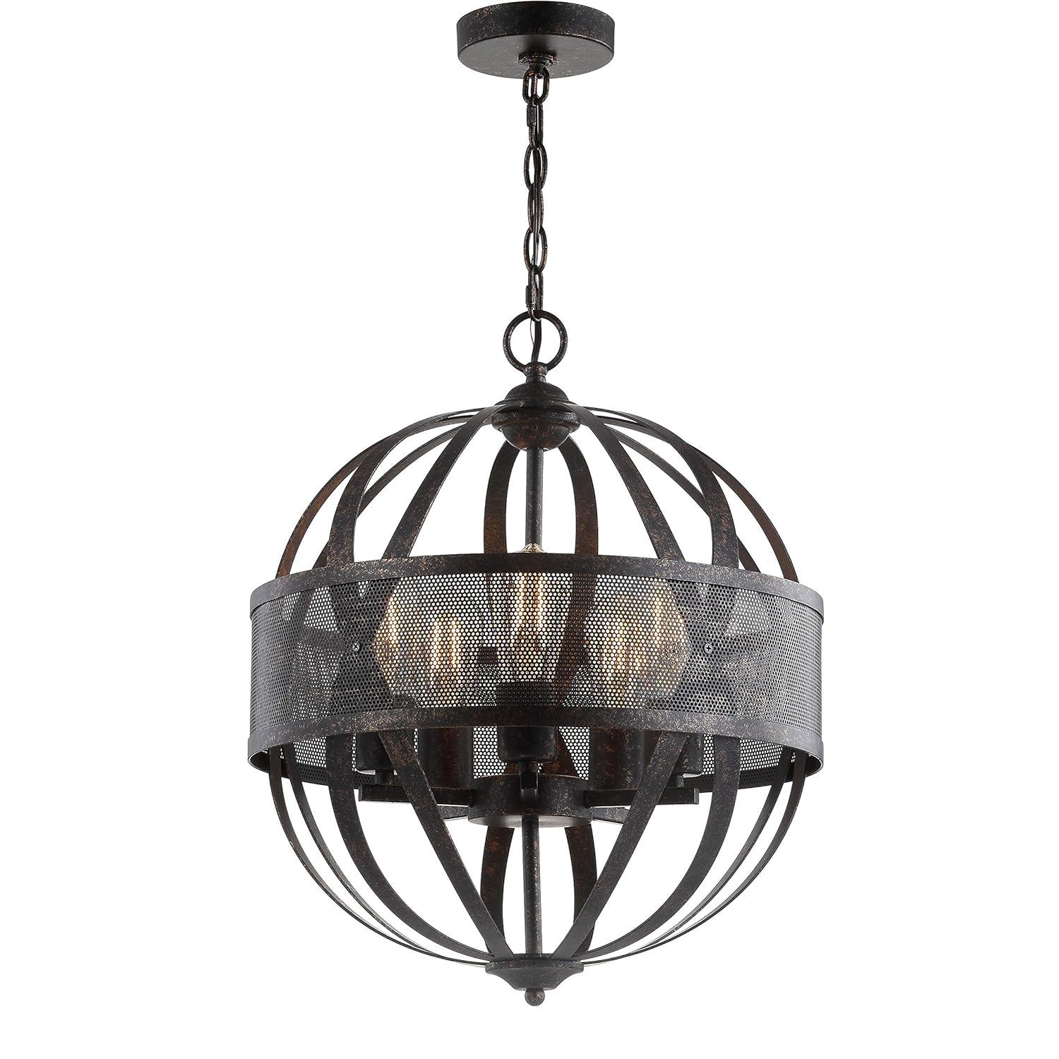 Colby 5 Light 16.75" Pendant - PND4057 - Brass - Safavieh