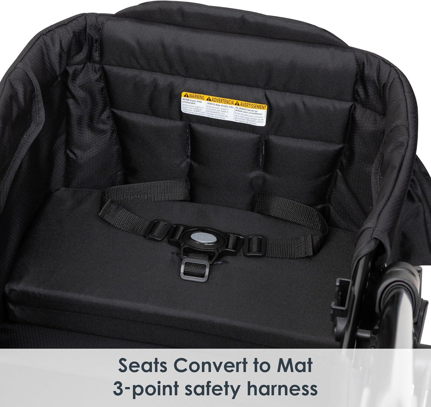 Baby Trend Baby Trend Foldable 4 Wheel Multi-Child Stroller with Storage