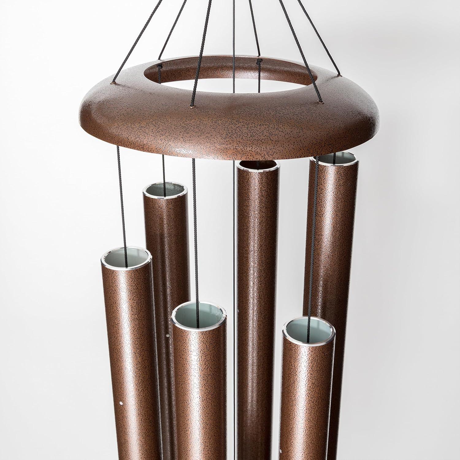 65" Copper Vein Aluminum Wind Chime for Outdoor Decor