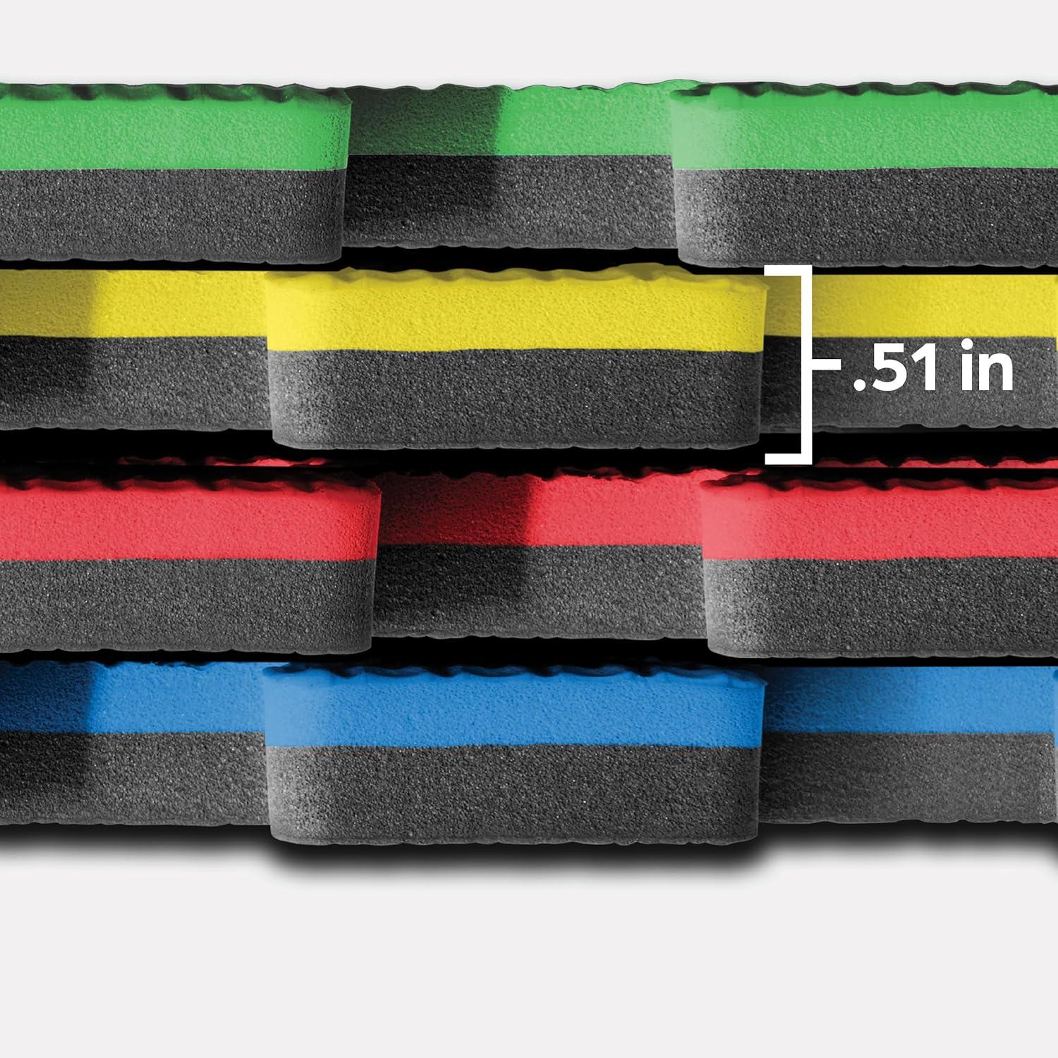 Norsk 24-in W x 24-in L x 0.47-in T Interlocking Foam Gym Floor Tile ( 16-sq ft ) 4 -Pack