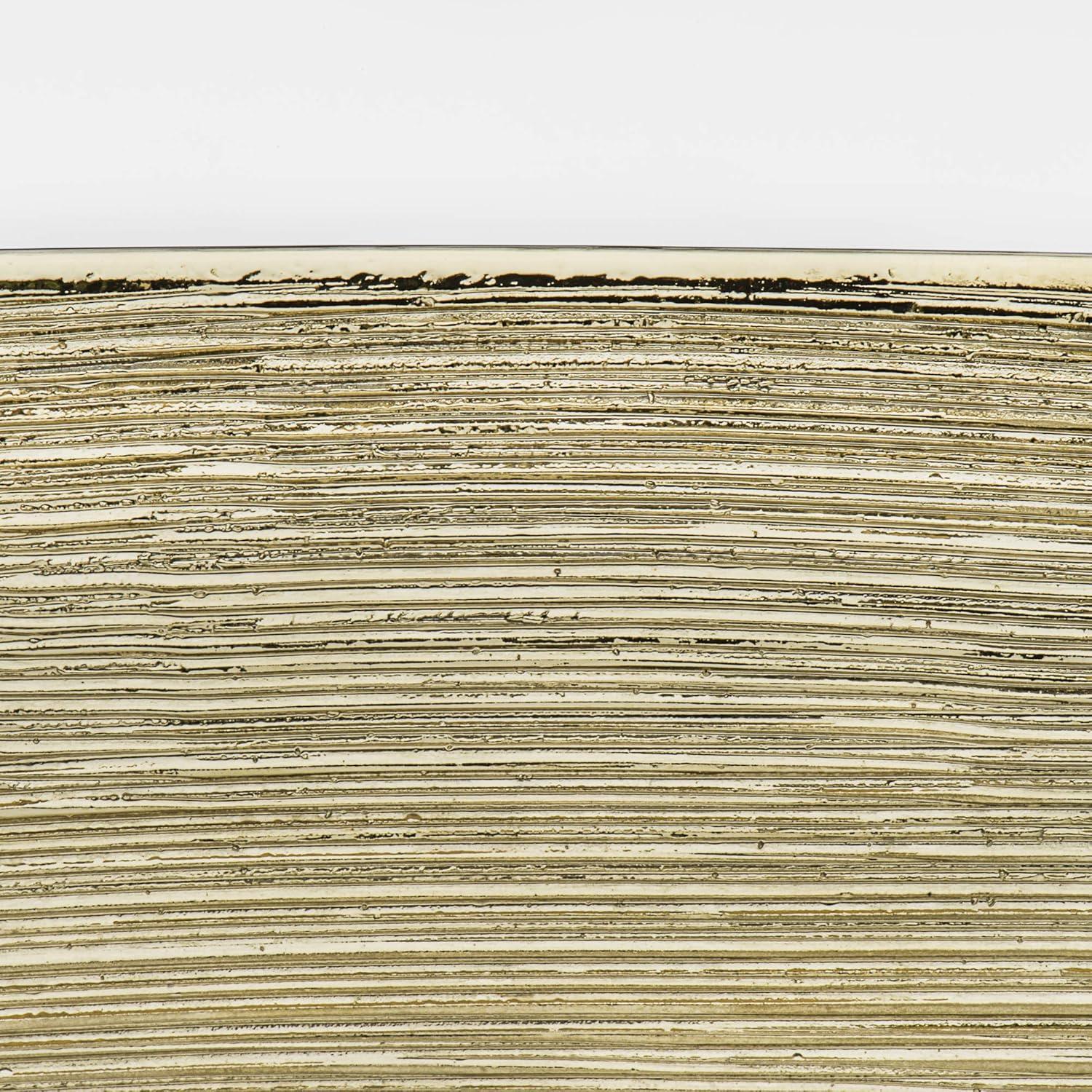 Ruvati 20 x 16 inch Bathroom Vessel Sink Gold Decorative Art Above Vanity Counter White Ceramic