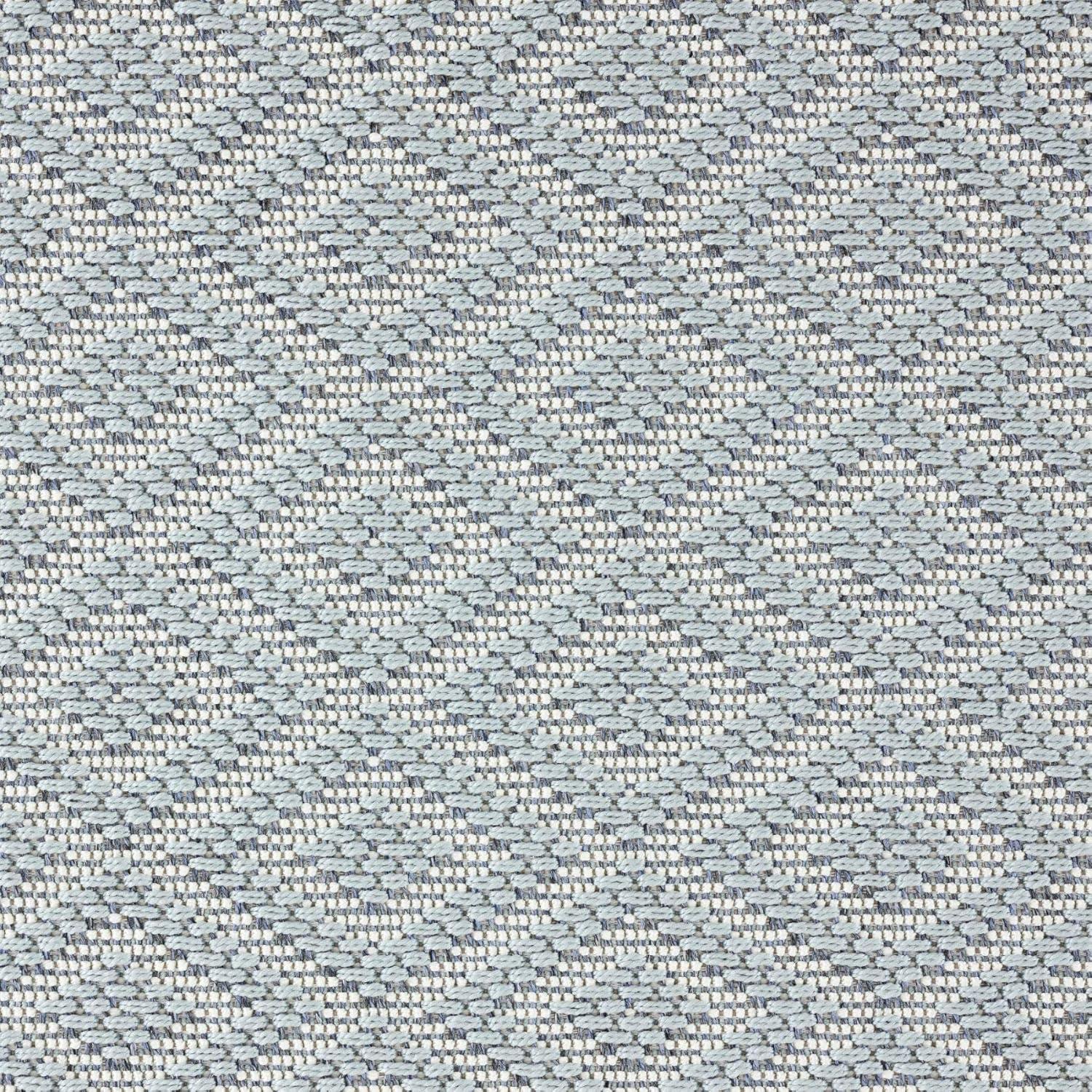 7'10" x 10'2" Tripoli Lydia Indoor/Outdoor Rug Blue/Cream - Home Dynamix: UV & Stain Resistant, Woven