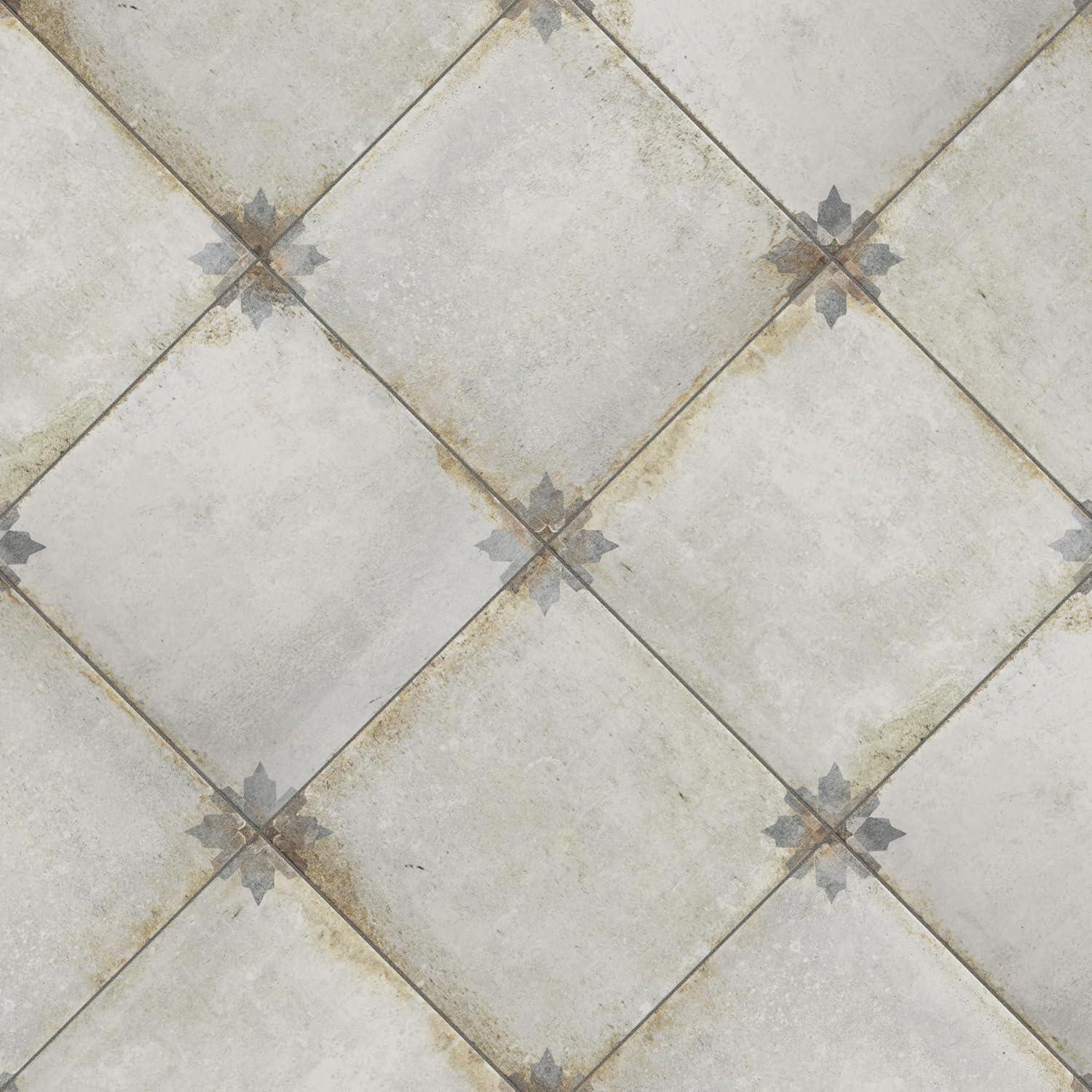 Arezzo 8.75" x 8.75" Rustic Matte Porcelain Tile