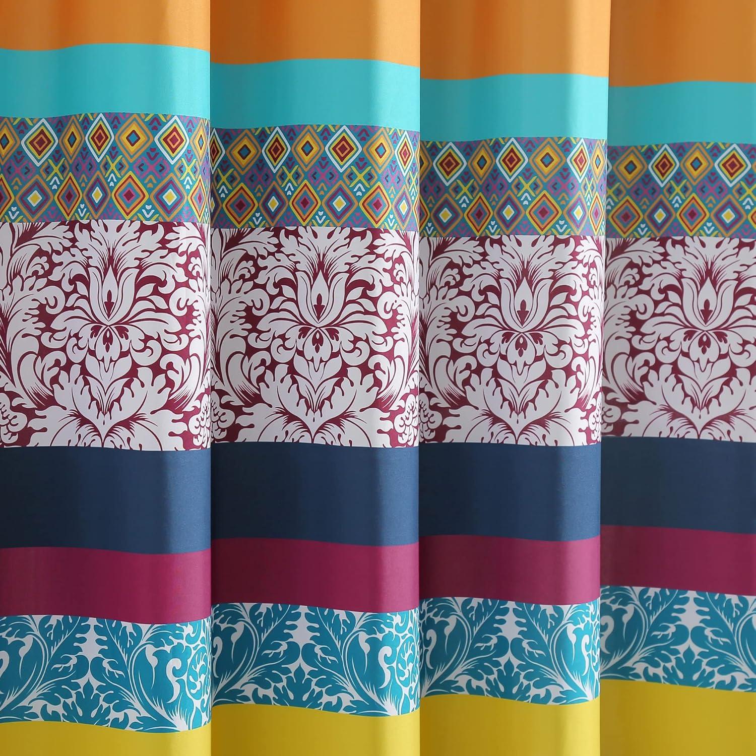 Lush Decor Boho Stripe Striped Shower Curtain