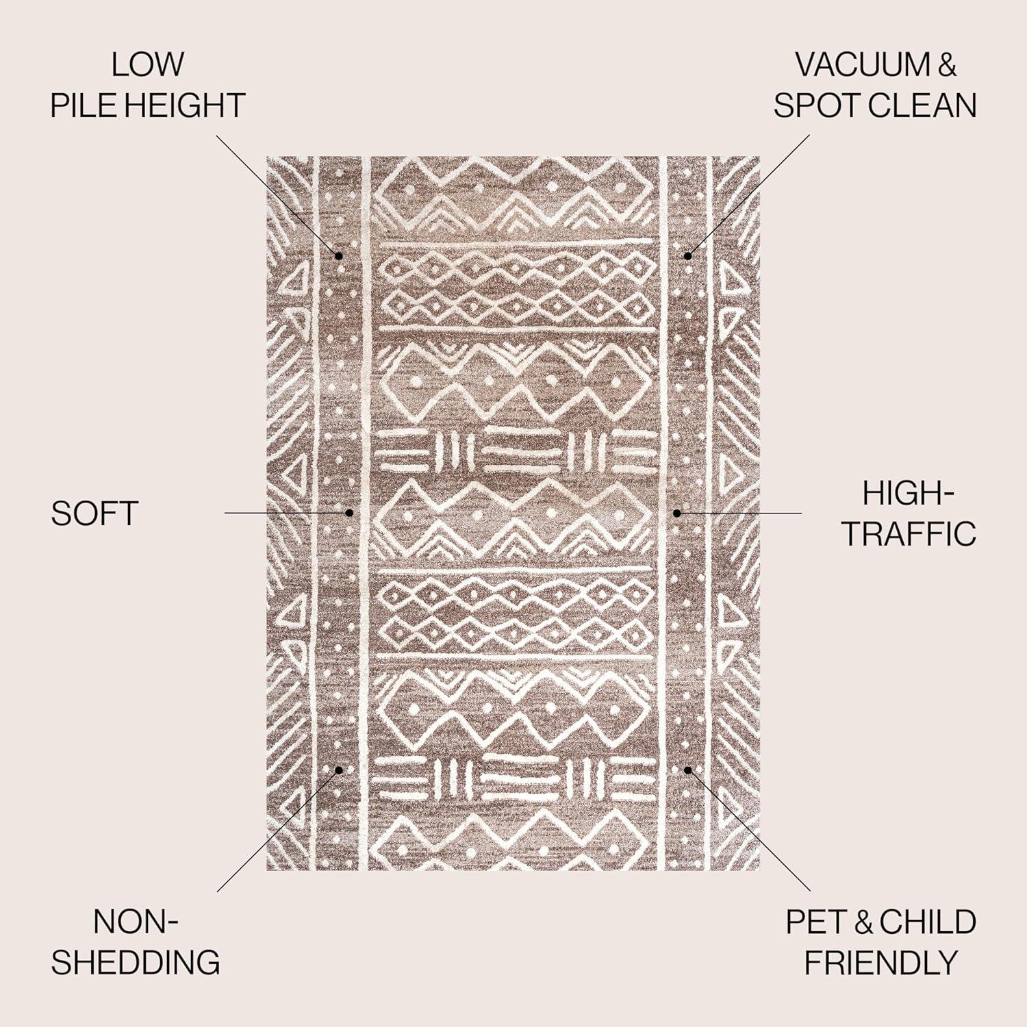 Amanar Geometric Area Rug - JONATHAN Y