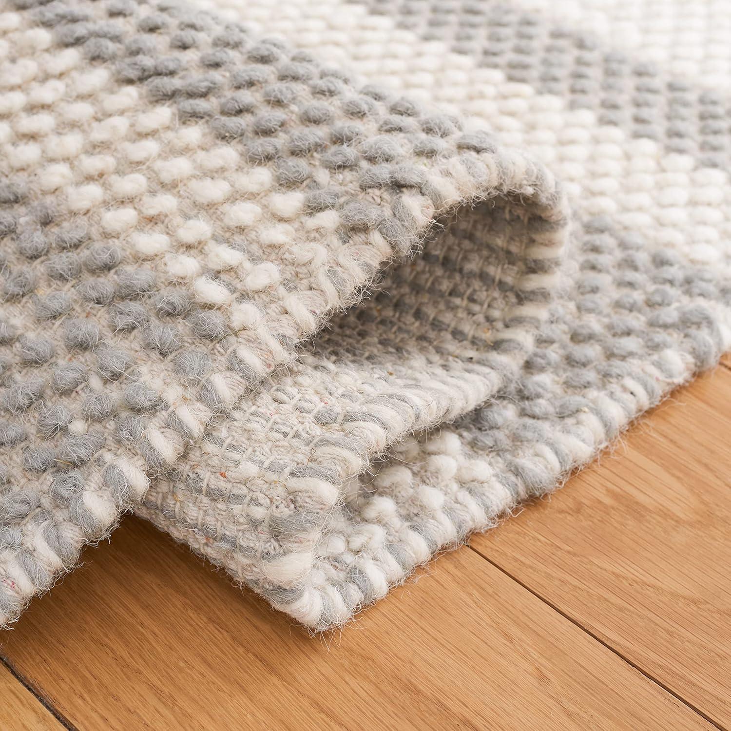 Natura NAT225 Power Loomed Area Rug - Ivory/Gray - 8'x10' - Safavieh.