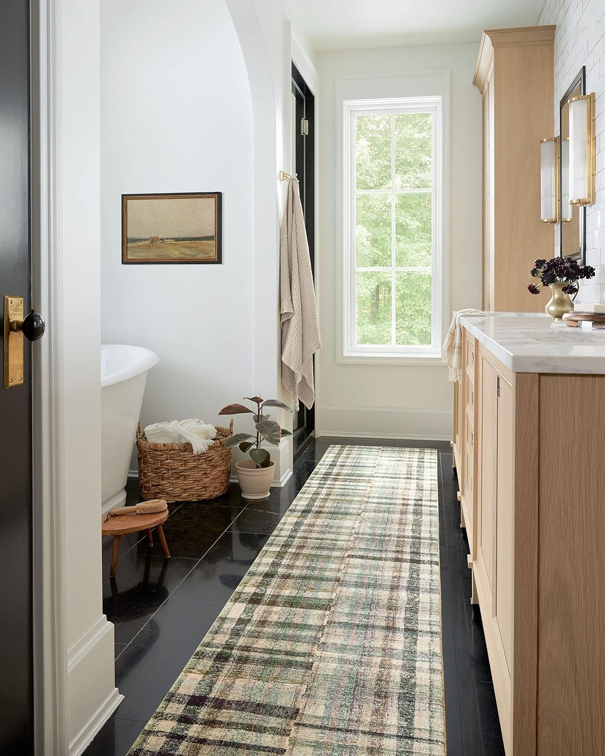 Humphrey Rug by Chris Loves Julia x Loloi - Forest and Multi / 5' x 7'