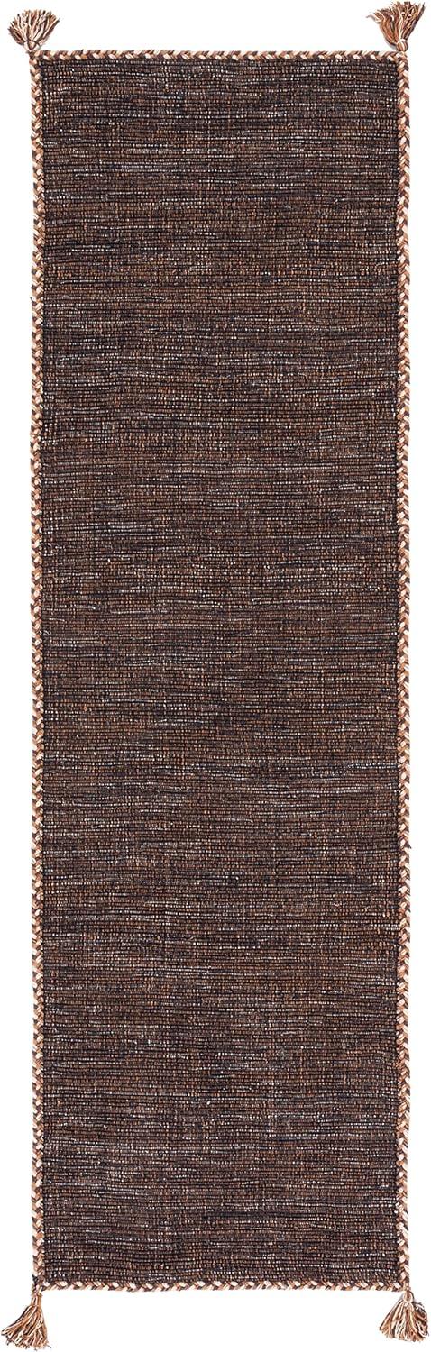 Montauk MTK150 Hand Woven Indoor Runner Rug - Brown/Black - 2'3"x8' - Safavieh
