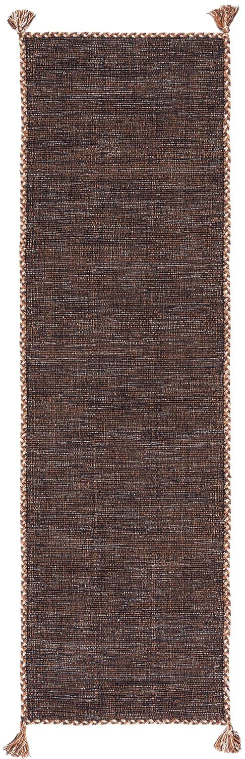Montauk MTK150 Hand Woven Indoor Runner Rug - Brown/Black - 2'3"x8' - Safavieh