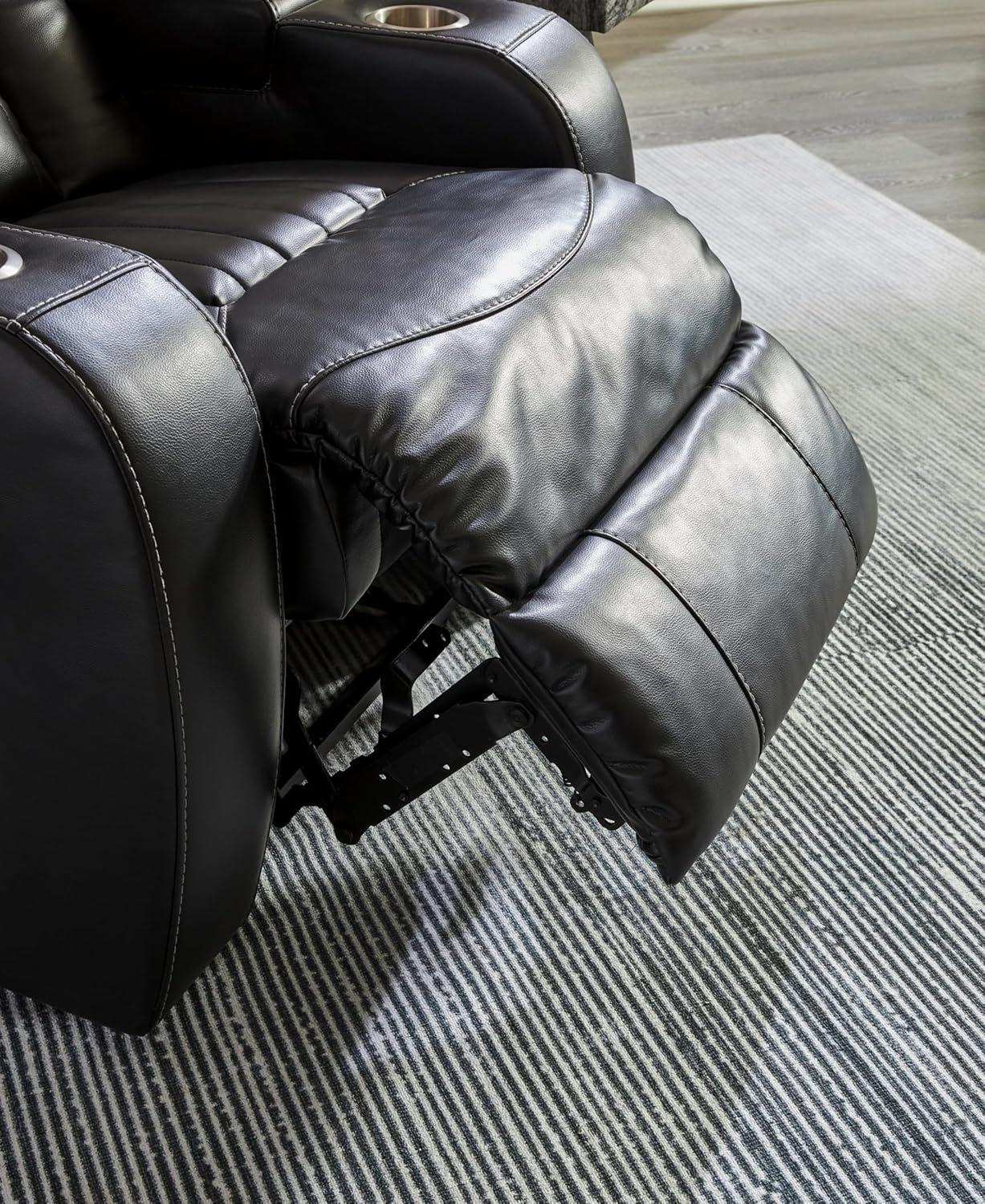 Signature Design by Ashley Caveman Den Midnight Power Recliner
