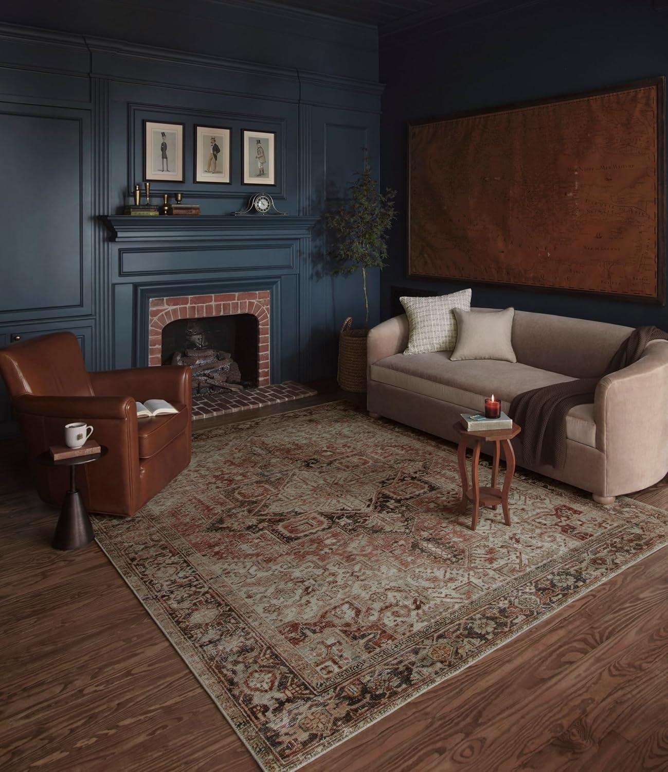 Magnolia Home by Joanna Gaines x Loloi Magnolia Home by Joanna Gaines x Loloi Lenna Rust / Charcoal Area Rug