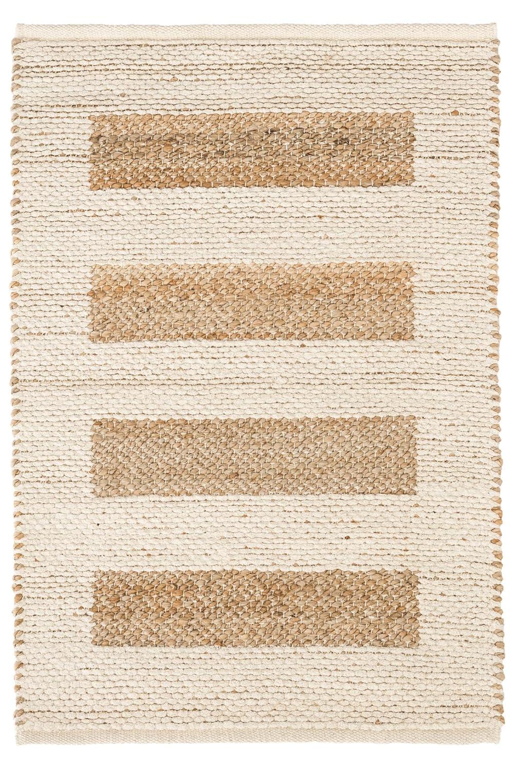 Milo Ivory Handwoven Jute/Cotton Rug