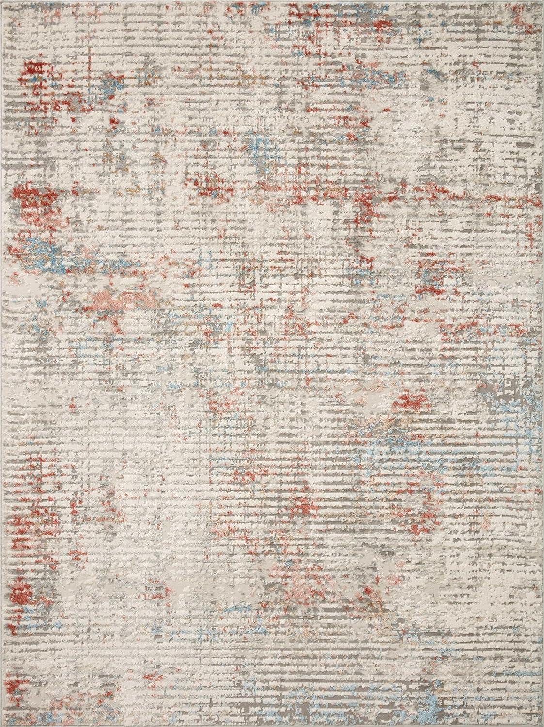 Loloi II Estelle Collection EST-02 Charcoal / Grey Oriental Area Rug 7'-10" x 10'-2"