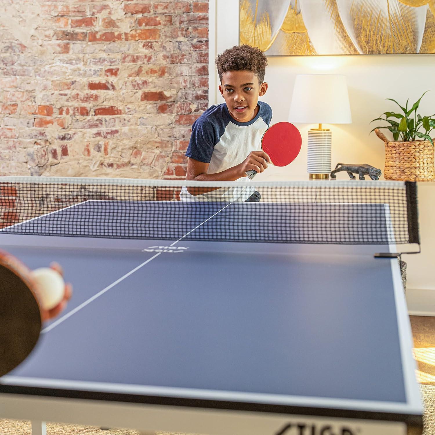 STIGA STIGA Space Saver Foldable Indoor Ping Pong Table - Compact Size with Regulation Quality