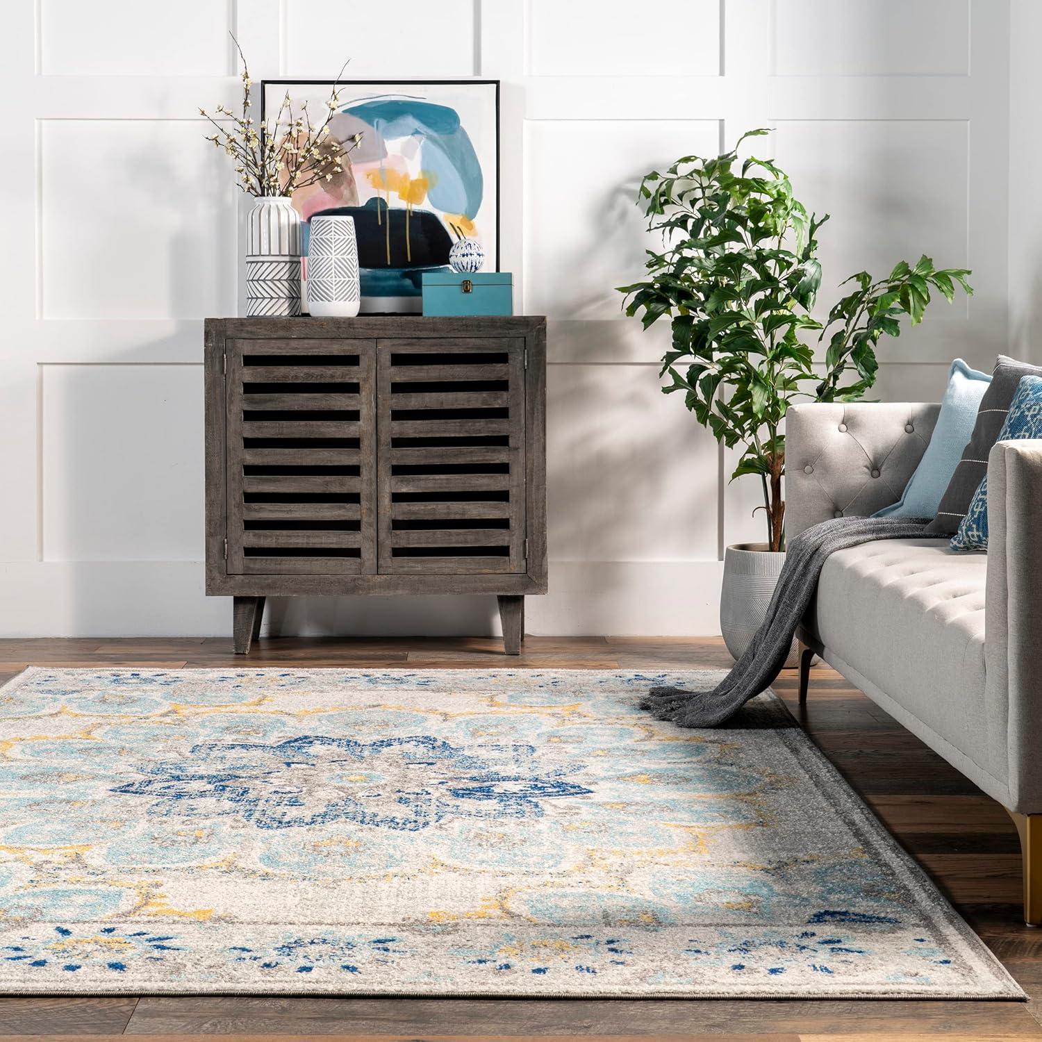 Nuloom Kiyoko Vintage Floral Indoor Area Rug