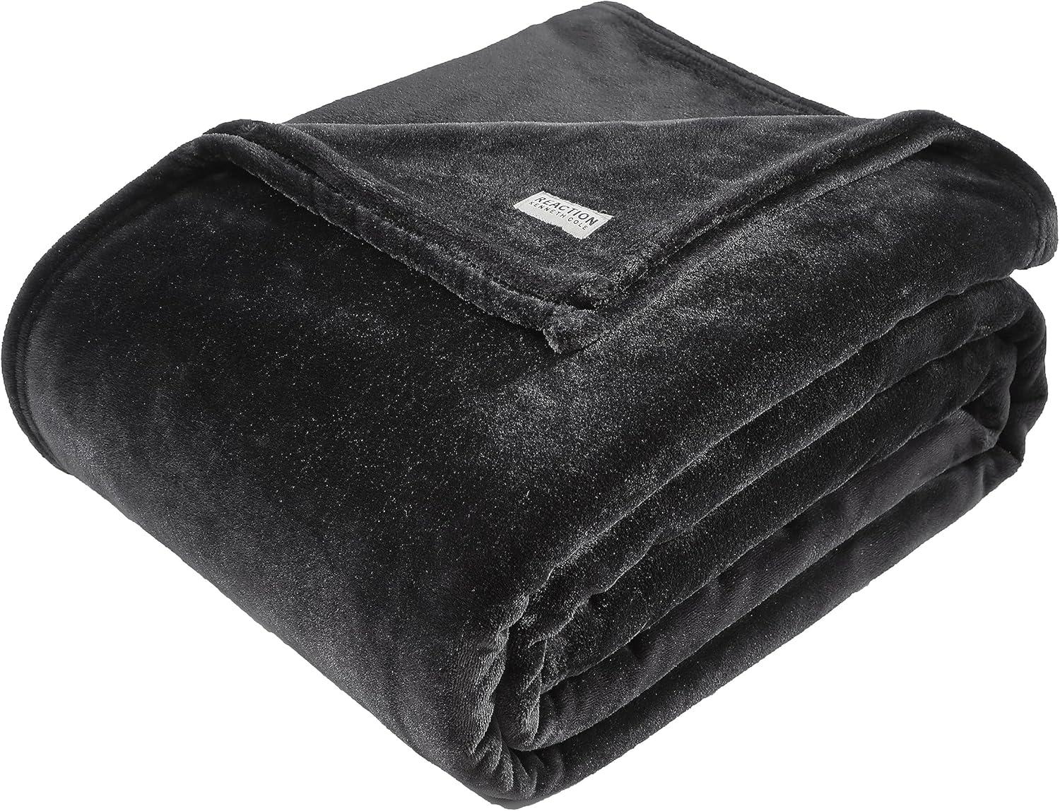 Kenneth Cole Kenneth Cole Reaction Solid Ultra Soft Plush Fleece Blanket