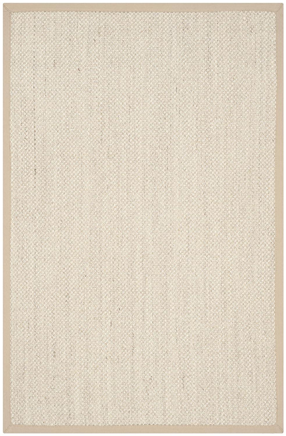 Natural Fiber NF143 Power Loomed Accent Rug - Marble/Linen - 2'x3' - Safavieh.