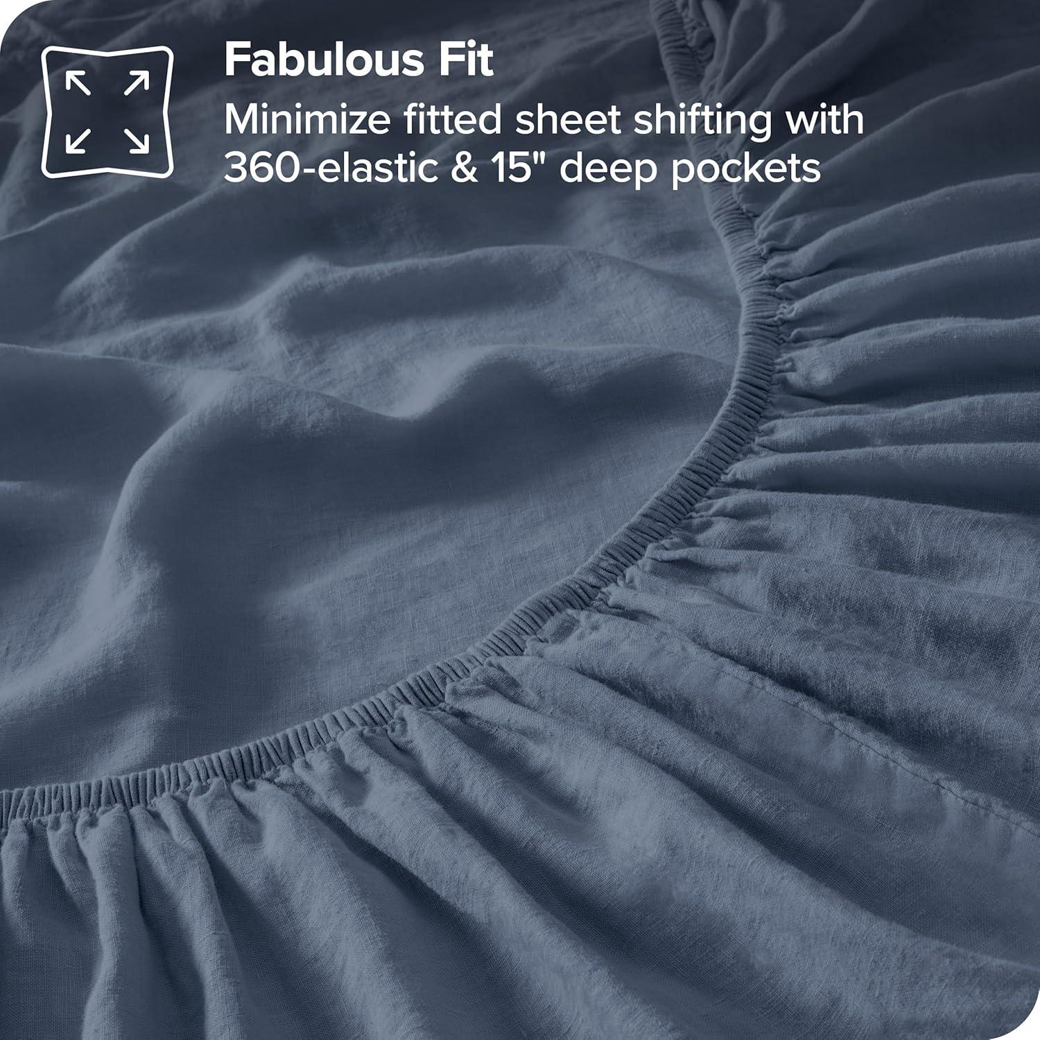 Bare Home Linen Sheet Set