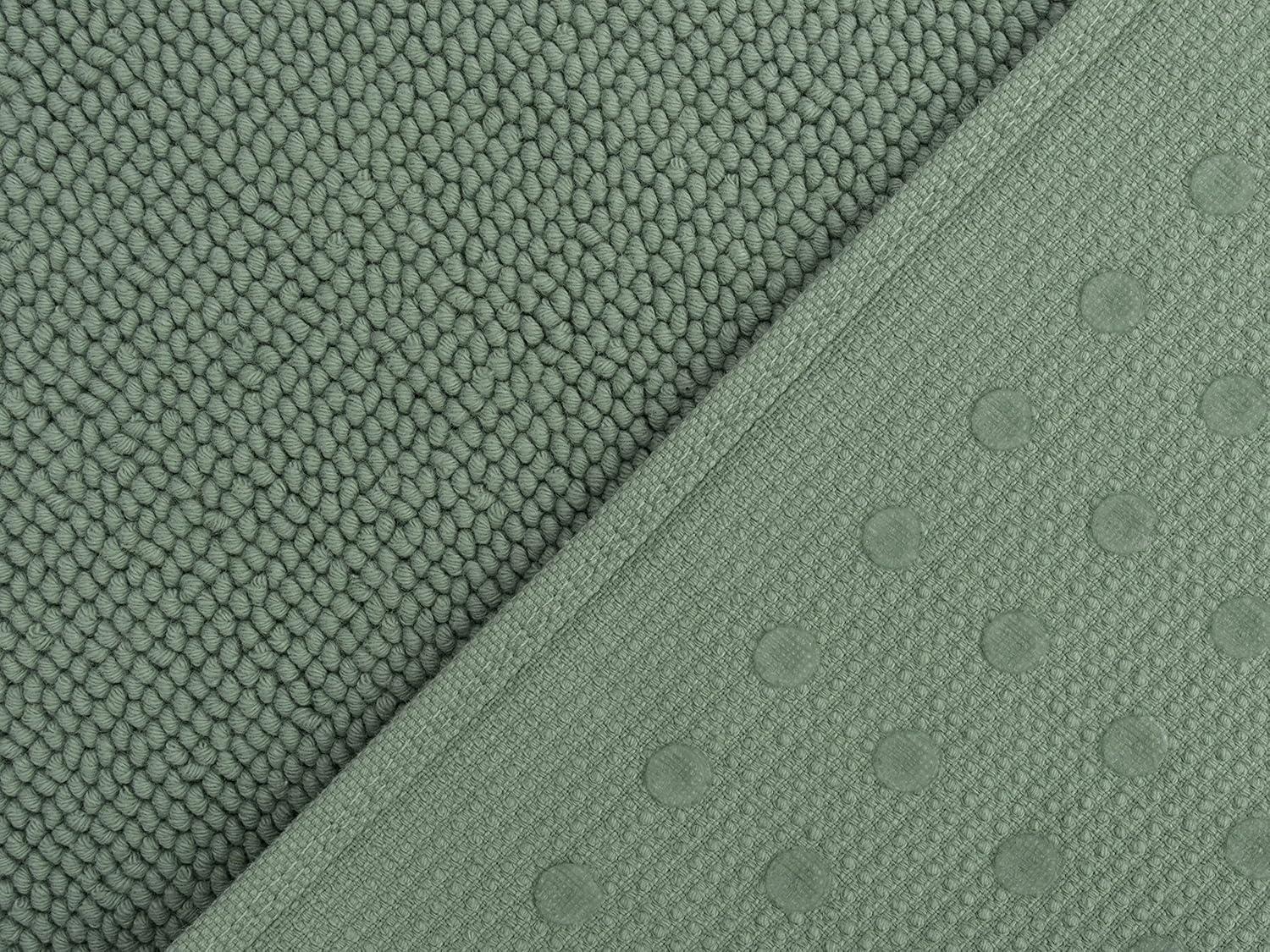 American Soft Linen 100% Cotton Turkish Bath Mat Rugs, Slip Resistant Bottom Base Bath Mats for Bathroom