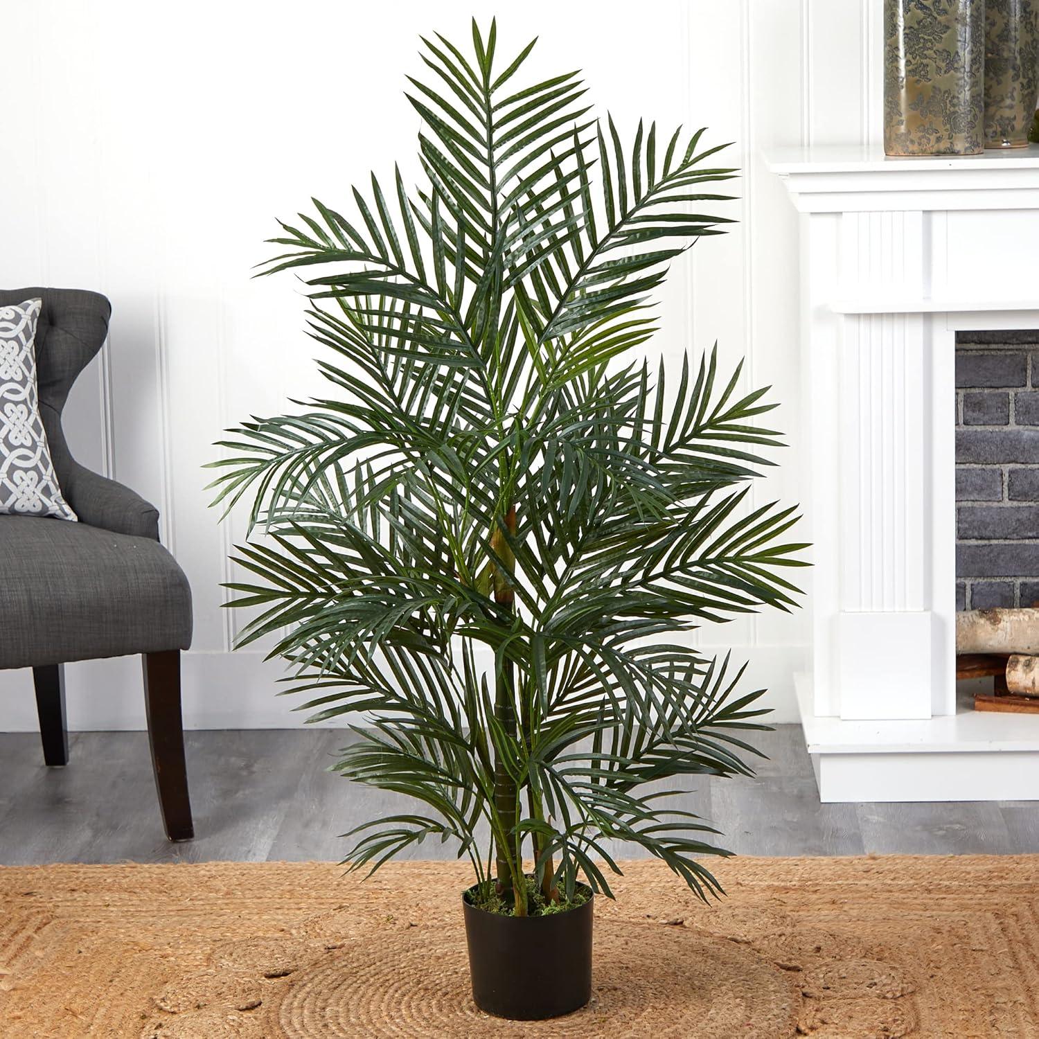 Artificial 3.5ft Areca Palm UV Resistant Indoor/Outdoor - Nearly Natural