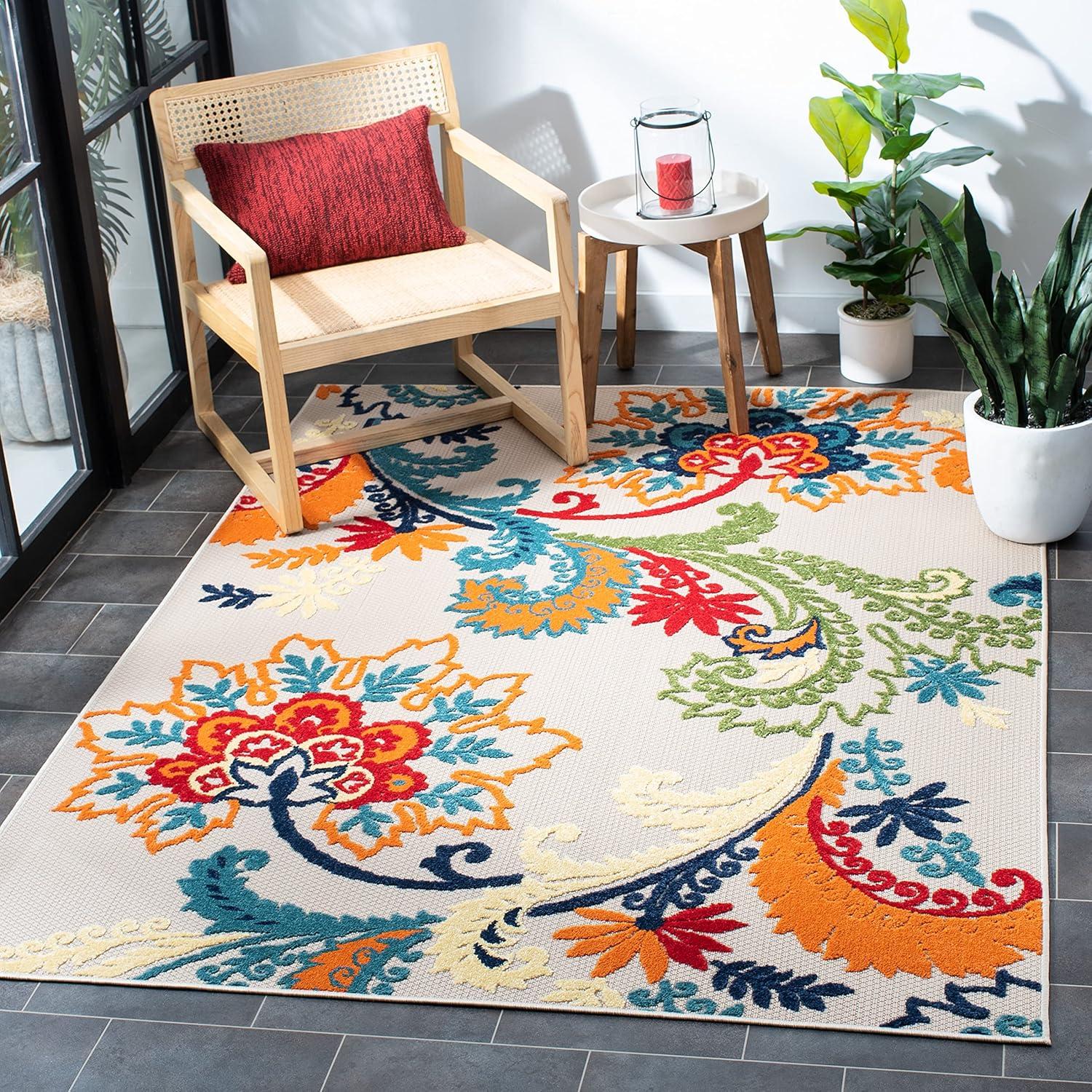 Cabana CBN305 Power Loomed Indoor/Outdoor Area Rug  - Safavieh