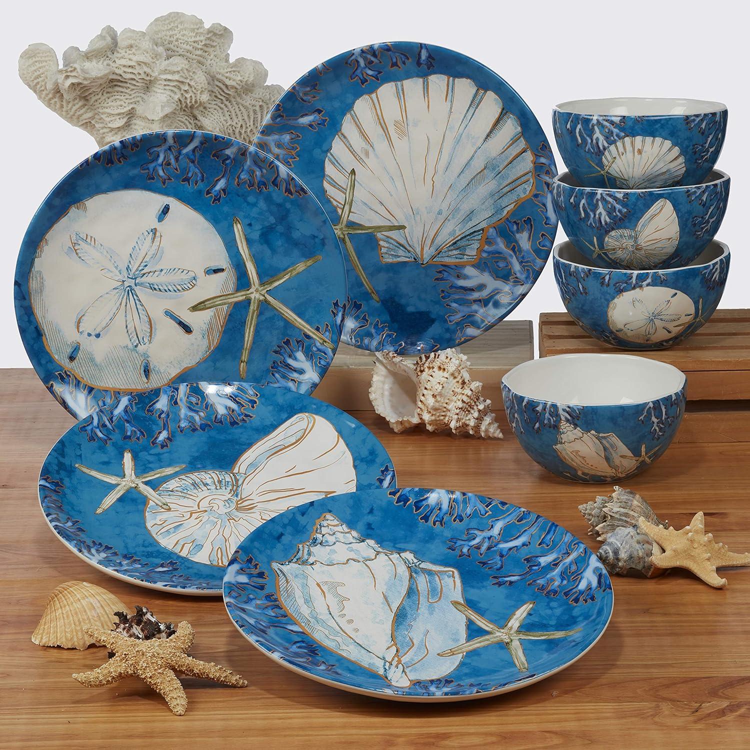 Certified International Certified International Playa Shells Set Of 4 Salad Plate