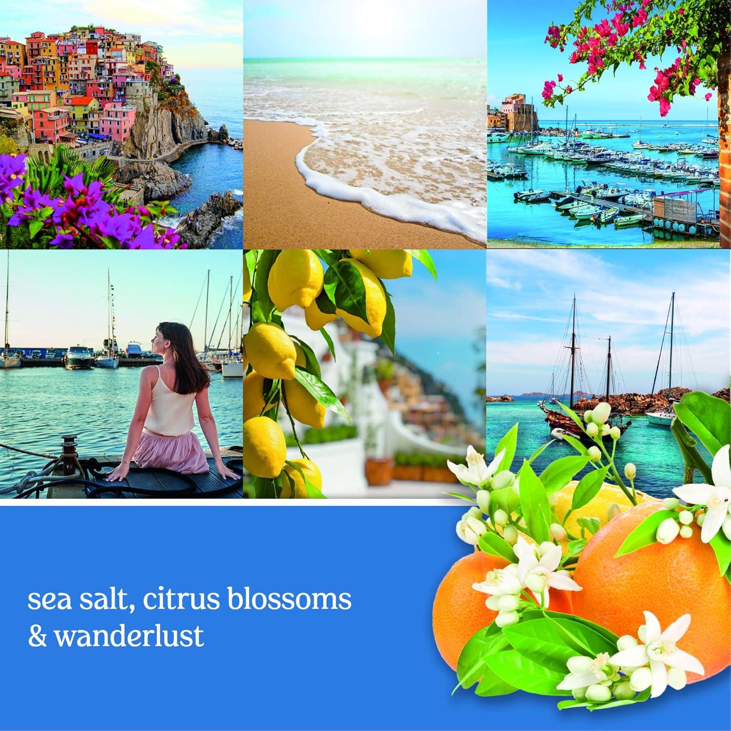 Mediterranean Breeze Blue Soy Tumbler Candle with Tin Lid