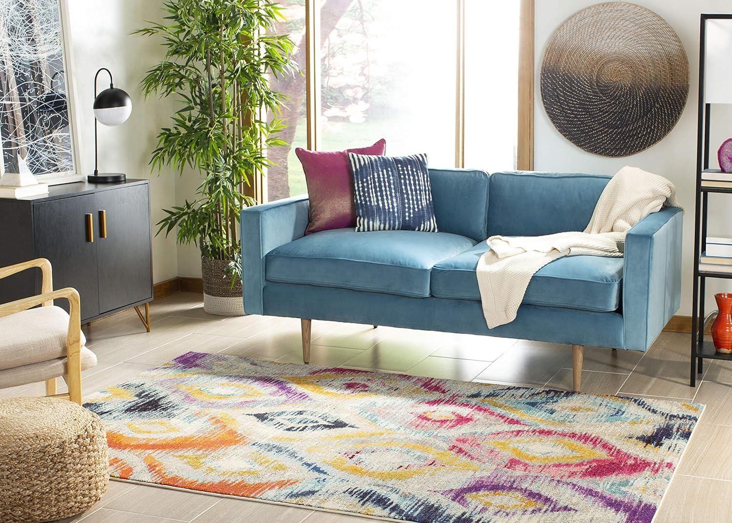 Monaco MNC242 Power Loomed Indoor Accent Rug - Multi - 3'x5' - Safavieh.