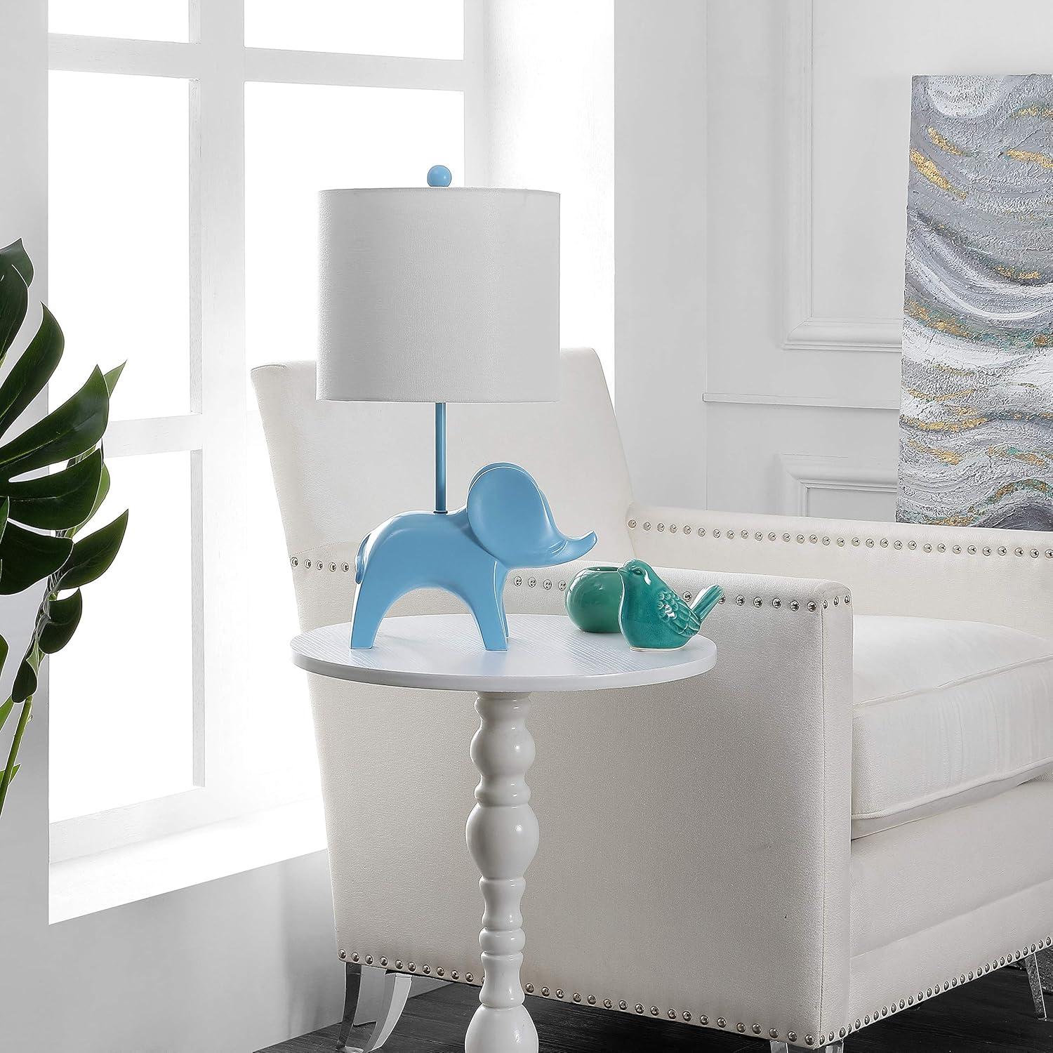 Ellie Elephant Table Lamp - KID4248 - Pink - Safavieh Kids