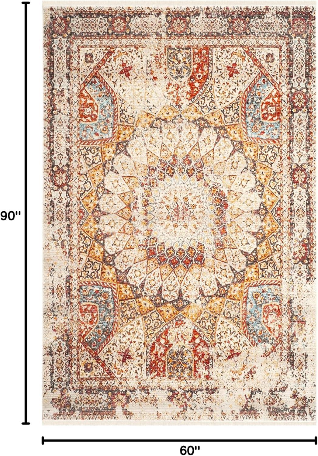 Vintage Persian VTP412 Power Loomed Area Rug  - Safavieh